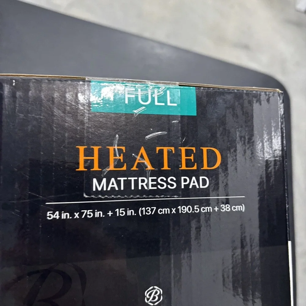Beautyrest Heated Microfiber Mattress Pad‎ with 3M Scotchgard  